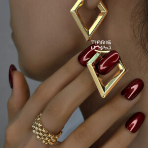 گوشواره طلای لوزی