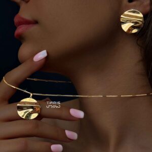 نیم ست طلا دخترانه